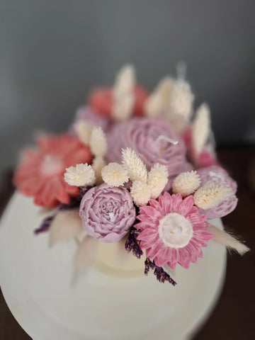Floral Candles Arrangement